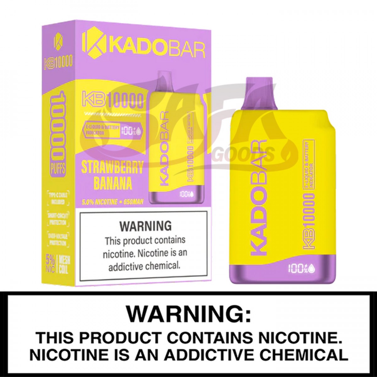 Kado Bar 10,000 Puff Disposables [5PC]
